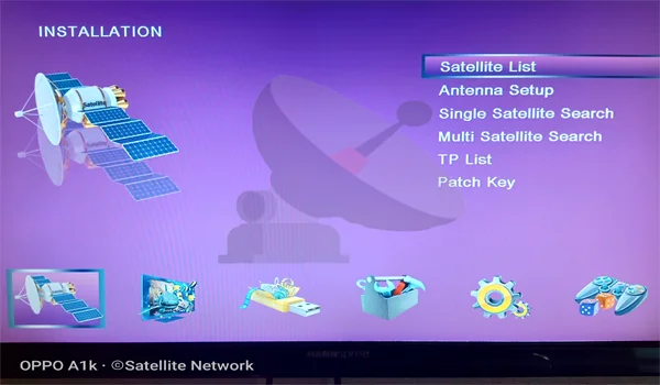 GREEN GOTO PURPLE MENU ALL VERSIONS WITH CCCAM OPTION